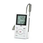 CDN Measurement Tools DSP1-W, Thermometer, Probe Dual-Sensing W/ Timer 32 - 572F 24 Hours By Hr/Min Oven & Food - White