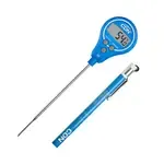 CDN Measurement Tools DTL572-B, Thermometer, Digital Lollipop Waterproof Thin Tip 40 - 572F Anti-Microbial - Haccp Blue