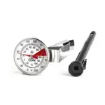CDN Measurement Tools IRB220-F-6.5, Thermometer, Beverage & Frothing 0 - 220F 1-1/2-In Dial W/ Frothing Zone 6-1/2-In Stem W/ Vessel Clip Anti-Microbial
