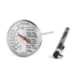 CDN Measurement Tools IRM190, Thermometer, Cooking Ovenproof Meat 130 - 190F 1-3/4-In Dial 5-In Stem Anti-Microbial
