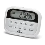 CDN Measurement Tools PT2, Timer, 4-Event Timer & Clock 100 Hours By Hr/Min/Sec