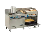 Comstock-Castle , 2F330-24B, Range, 72" Restaurant, Gas