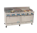 Comstock-Castle , 2F330-30-1.5RB, Range, 72" Restaurant, Gas