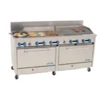 Comstock-Castle 2F330-30-2.5RB, Range, 72" Restaurant, Gas