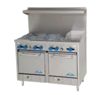 Comstock-Castle F3218-12, Range, 48", 6 Burners, 12" Griddle