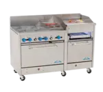 Comstock-Castle , F3226-24B, Range, 60" Restaurant, Gas