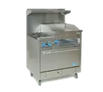 Comstock-Castle F330-24B, Range, 36" Restaurant, Gas