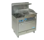 Comstock-Castle F330-36B, Range, 36" Restaurant, Gas