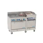 Comstock-Castle F33018-1RB-24B, Range, 60" Restaurant, Gas