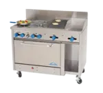 Comstock-Castle , F3430-12-2RB, Range, 48" Restaurant, Gas