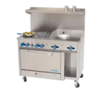 Comstock-Castle F3430-12, Range, 48", 6 Open Burners, 12" Griddle