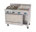 Comstock-Castle F3430-24-2RB, Range, 48" Restaurant, Gas