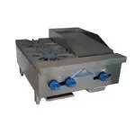 Comstock-Castle FHP24-12-1LB, Griddle / Charbroiler, Gas, Countertop