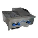 Comstock-Castle , FHP24-1RB, Charbroiler / Hotplate, Gas, Countertop