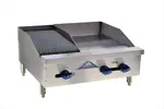 Comstock-Castle FHP30-18-1RB, Griddle / Charbroiler, Gas, Countertop