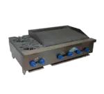 Comstock-Castle FHP42-2.5RB, Charbroiler / Hotplate, Gas, Countertop