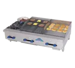 Comstock-Castle FHP48-18-1.5LB, Griddle / Charbroiler, Gas, Countertop