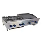 Comstock-Castle FHP48-24-2RB, Griddle / Charbroiler, Gas, Countertop