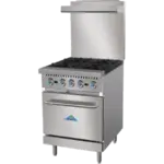 Comstock-Castle R4, Range, 24", 4 Open Burners