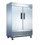 Dukers USA , D55R, Two Door Refrigerator