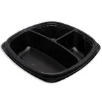 D & W Fine Pack Forum 9" Square Black C-Fine PS 3-C