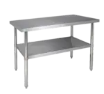 Klingers Trading 16GA-AST3048, Work Table, 40" - 48", Stainless Steel Top