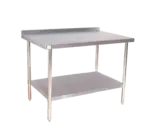 Klingers Trading ABST3096, Work Table, 85" - 96", Stainless Steel Top
