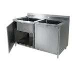 Klingers Trading CAB3060, Sink, (2) Two Compartment