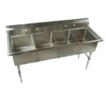 Klingers Trading ECS4, Sink, (4) Four Compartment