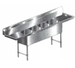 Klingers Trading HDS42D, Sink, (4) Four Compartment