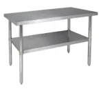 Klingers Trading SG2496, Work Table, 85" - 96", Stainless Steel Top