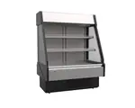 MVP KGL-RM-40-R, Merchandiser, Open Refrigerated Display, Locking Rear Loading Doors, Grey