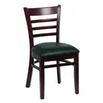 Royal Industries ROY 8001 W BLK, Chair, Side, Indoor