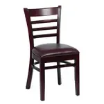 Royal Industries ROY 8001 W BRN, Chair, Side, Indoor