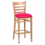 Royal Industries ROY 8002 N RED, Bar Stool, Indoor