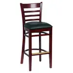 Royal Industries , ROY 8002 W BLK, Bar Stool, Indoor