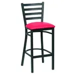 Royal Industries ROY 9002 RED, Bar Stool, Indoor