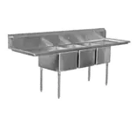 Serv-Ware 3CWPH24242-24, Sink, (3) Three Compartment