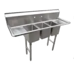 Serv-Ware CS3CWP1410, Sink, (3) Three Compartment
