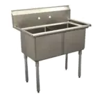 Serv-Ware D2CWP1818, Sink, (2) Two Compartment
