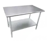 Serv-Ware , T3060CWP-16S, Work Table, 54" - 62", Stainless Steel Top