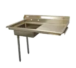 Serv-Ware UCDT48L-CWP, Dishtable, Soiled, Undercounter