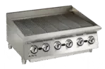 Star 8H-8136RCBB-LP, Charbroiler, Gas, Countertop