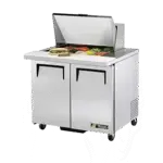 True Manufacturing TSSU-36-12M-B-HC, Refrigerated Counter, Mega Top Sandwich / Salad Unit