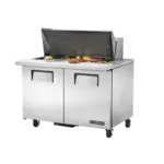 True Manufacturing TSSU-48-18M-B-HC, Refrigerated Counter, Mega Top Sandwich / Salad Unit