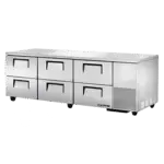 True Manufacturing TUC-93D-6-HC, Refrigerator, Undercounter, Reach-In