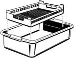Vollrath 52827, Dishwasher Rack, for Flatware