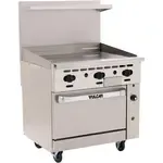 Vulcan 36S-36G, Range, 36" Restaurant, Gas
