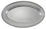 Winco OPL-14, Platter, Stainless Steel