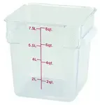Winco PCSC-8C, Square Food Storage Containers